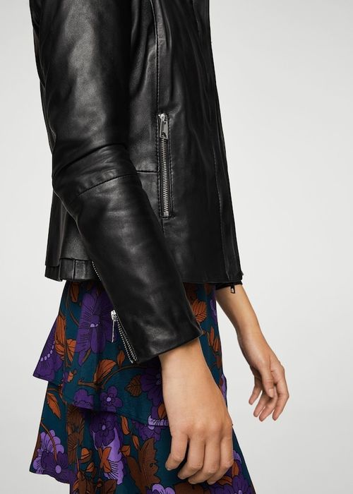 Кожено яке Mango