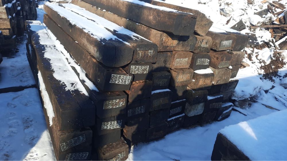 Продам шпалы деревянные