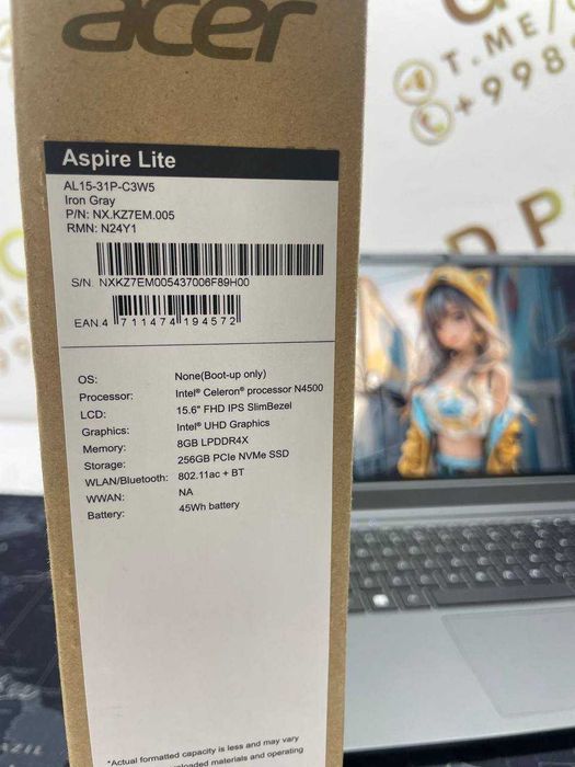 Noutbuk ACER ASPIRE / Arzon noutbuk lar bor yana telegram kanalda