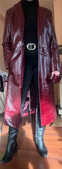 Дамско кожено манто НОВО