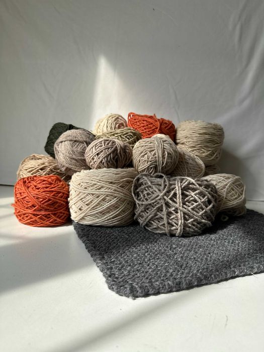 вълнена немска прежда на кълбета 1.5 кг