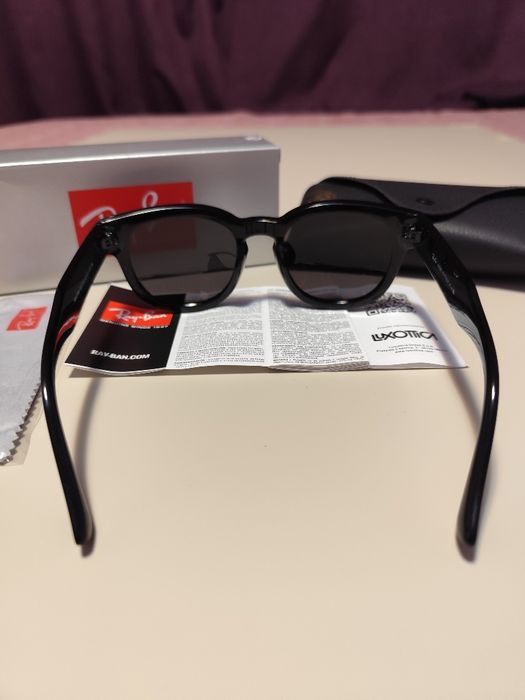 Ochelari de soare Ray-Ban RB0298S Mega Hawkeye Black cu lentile polarizate