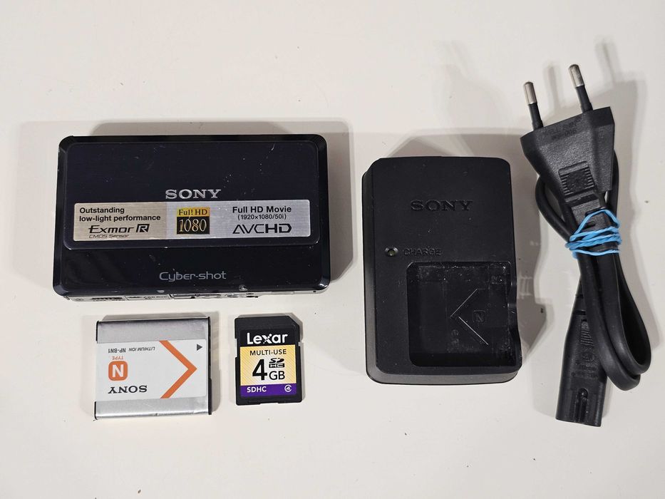 Y2K Aparat foto digital compact Sony TX7 Touchscreen 10.2MP 4x Zoom