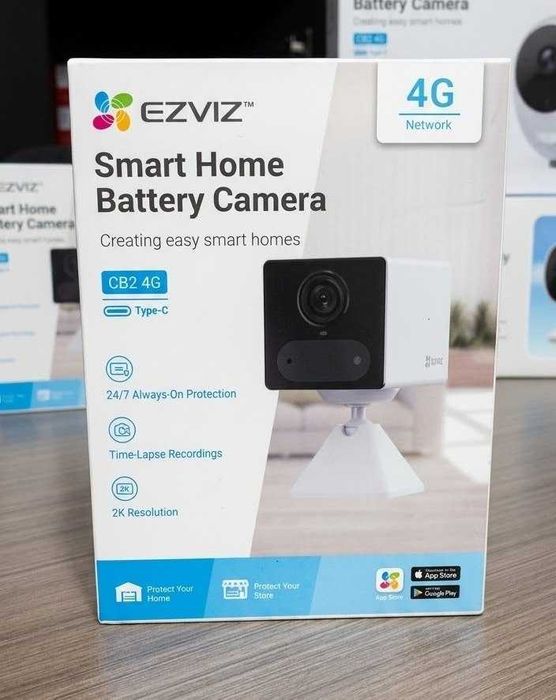 EZVIZ CS-CB2 (2K, 4G) — автономная 4G камера