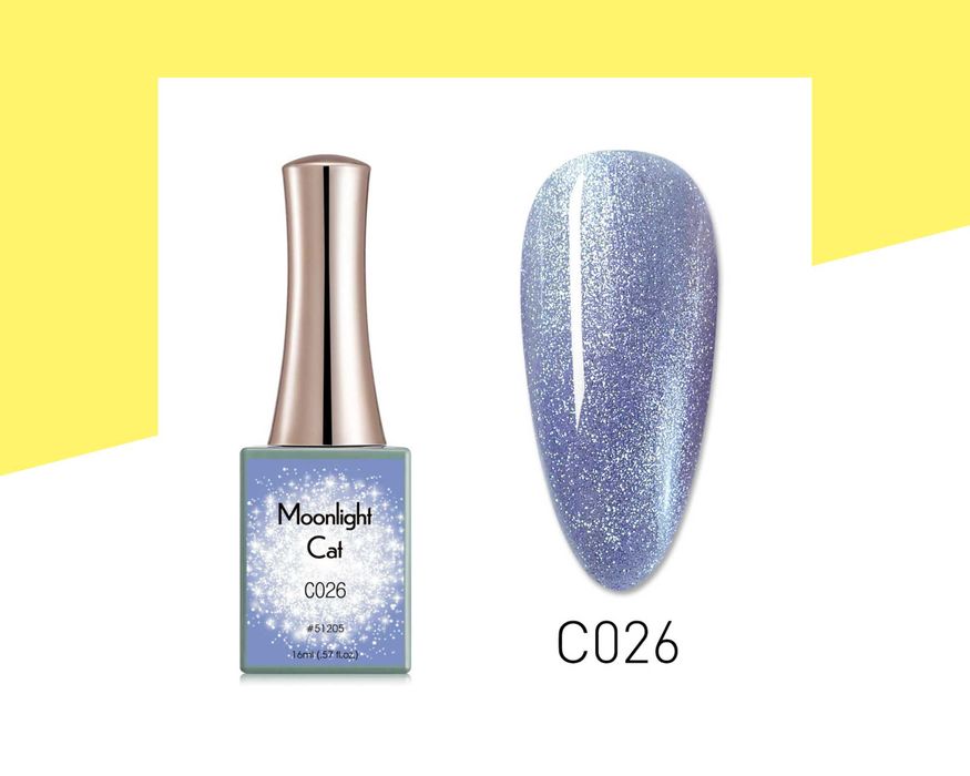 Професионален гел лак серия "Moonlight Cat" CANNI, магнитен - 16 мл.