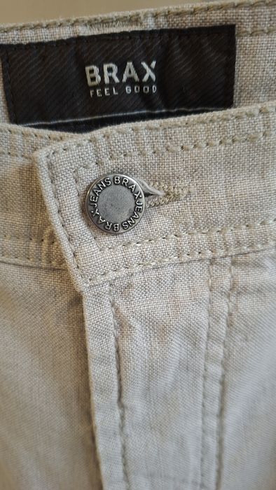 Джинсы из льна Brax Carlos