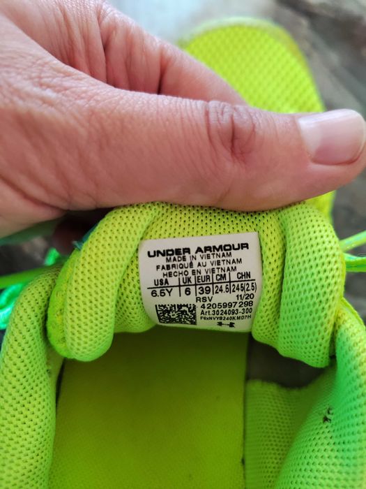 Маратонки Under Armour 39-ти номер