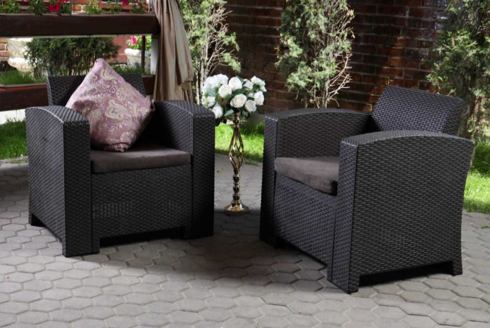 Мебель садовая полиротанг