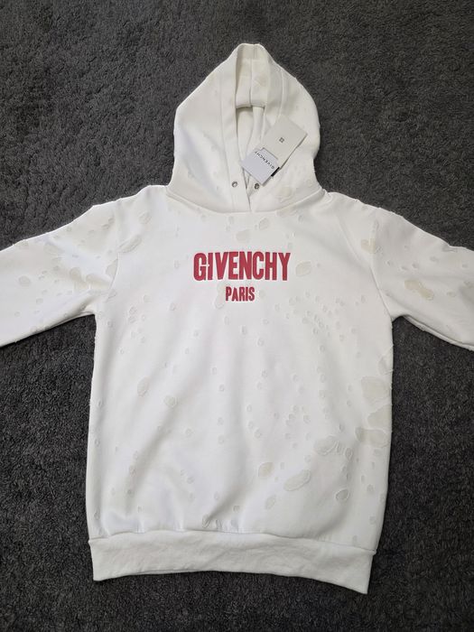 худи Givenchy с потертостями