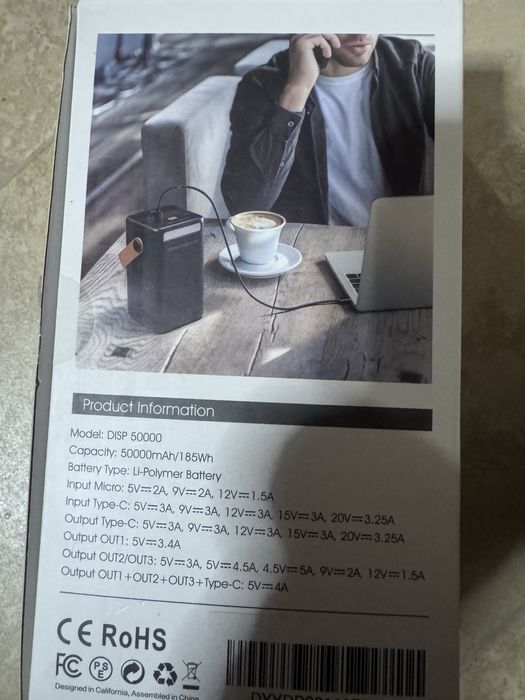 Мощна външна батерия Poweradd Pro 50000mAh – 65W PD