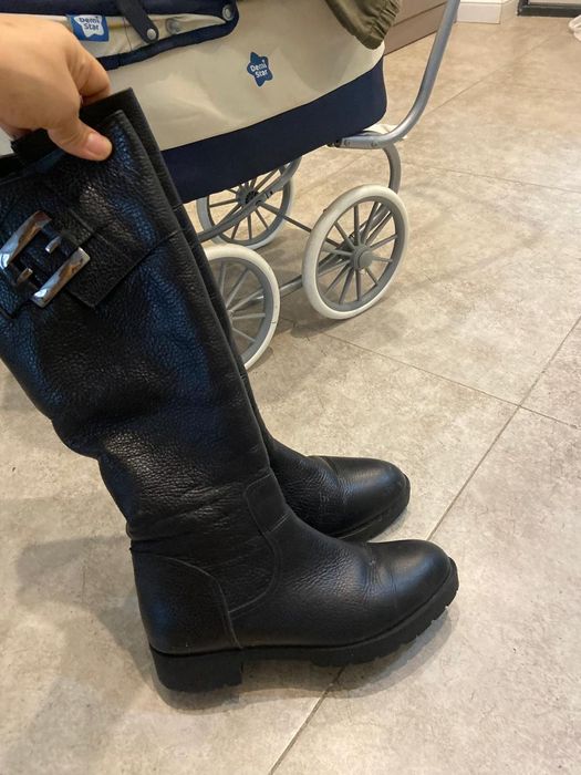 Натуральная кожа сапоги