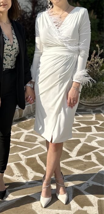 Rochie cununie mărimea 38-40 culoare ivory