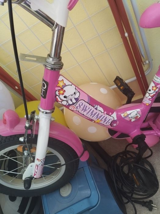 Детски велосипед 16" с метална рамка, подходящ за деца от 4 до 6 годиш