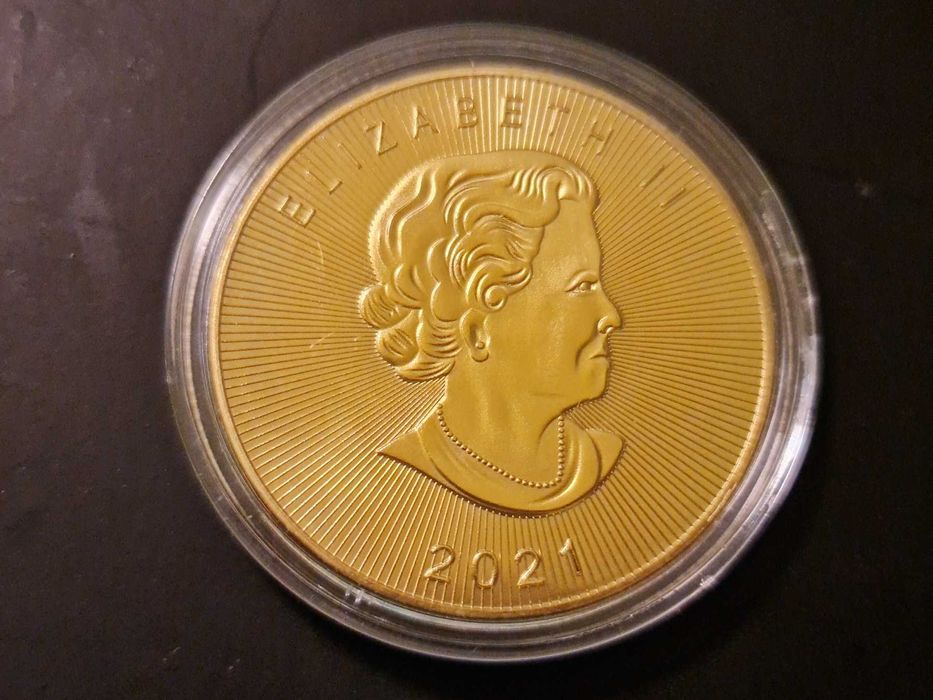 Монета "Канадски кленов лист" 2021