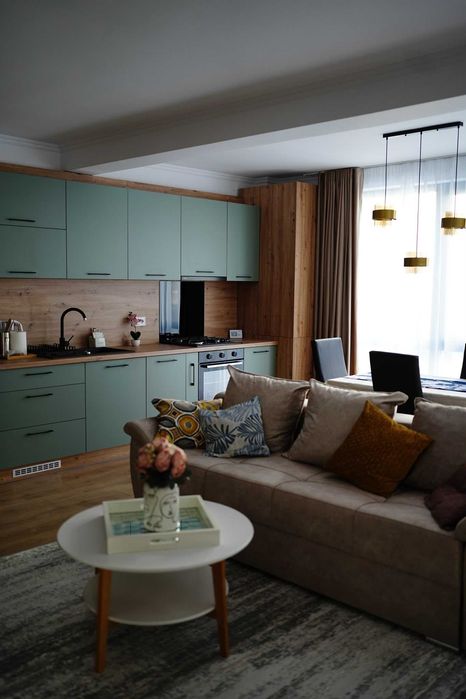 Inchiriez apartament 2 camere și living open space in bloc nou