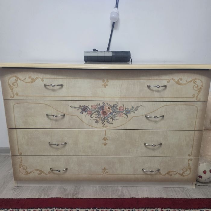 Кровать + комод, 2 тумба