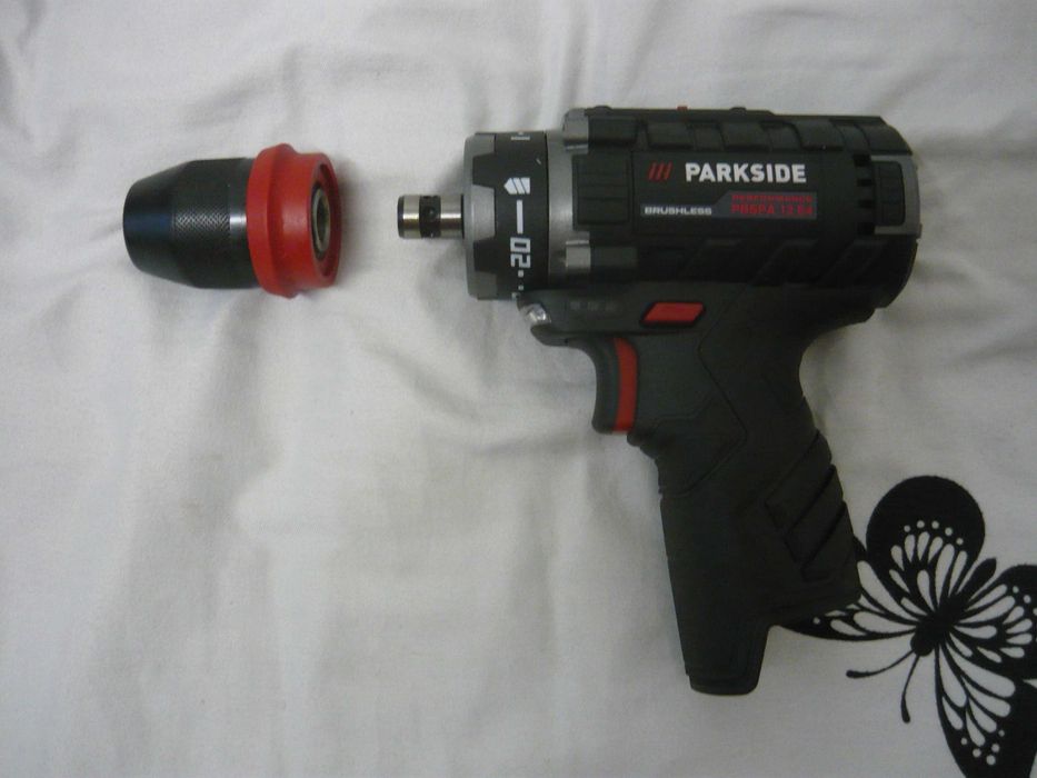 Bormașină impact Parkside negru pe acumulator 12 V NOU garanție 5 ani