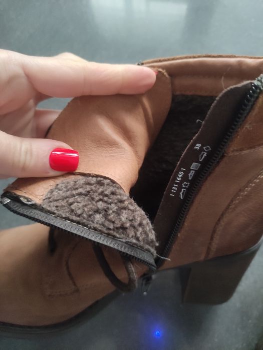 Botine damă mărimea 38,din piele