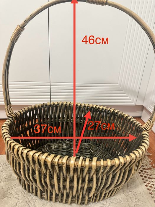 Корзина плетенная