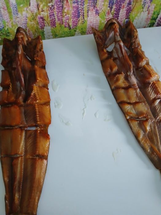 Копчёный жайын рыба