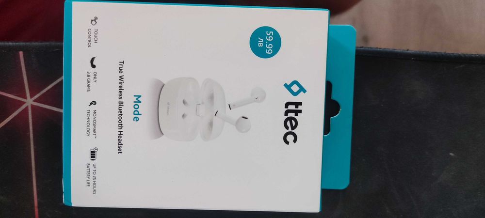 Чисто нови Безчижни слушалки ttec