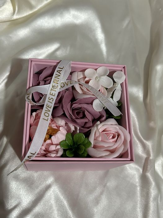 Набор мыльные розы + украшение