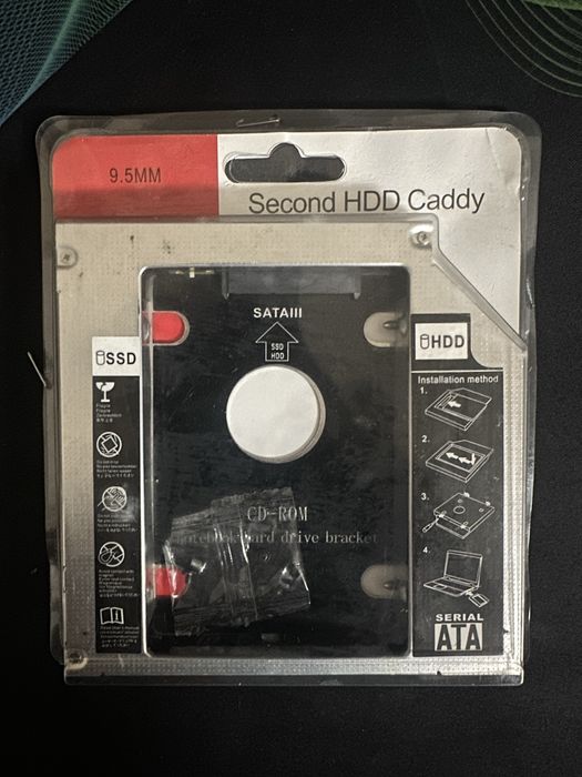 Sata second HDD caddy 9.5mm