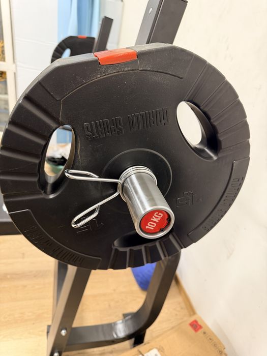 Bara olimpica, 50/51 mm, dreapta, 10 kg, 170 cm. noua+ discuri 2x10 kg