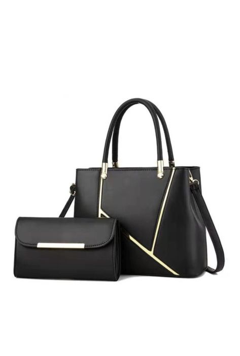 Сумка комплект искусственная кожа черный