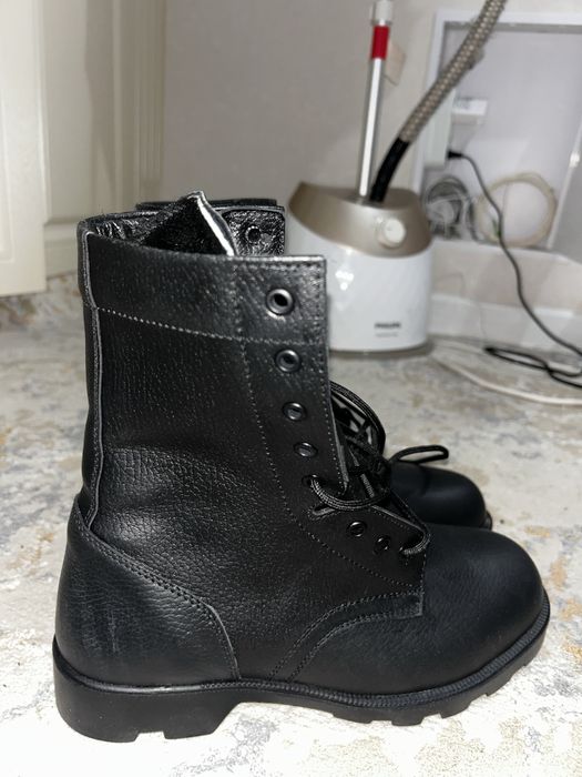 Берцы натуральная кожа