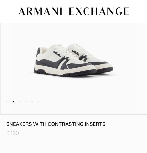 Оригинал Armani Exchange мужские кроссовки