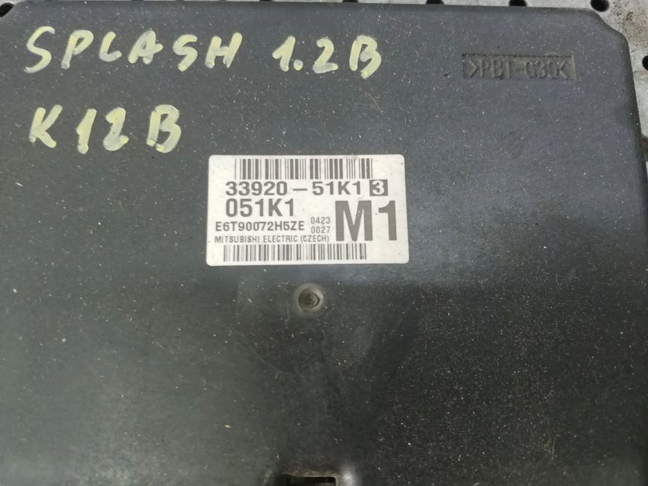 Ecu calculator motor k12b 1.2 b suzuki splash opel agila b 33920-51k1