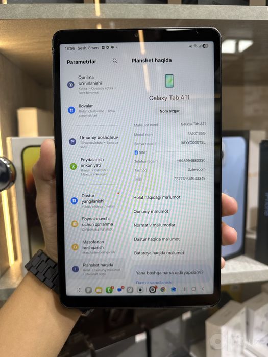 Samsung Tab A11 ideeal