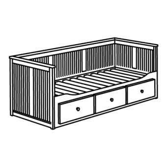 Кровать Икеа Хемнэс