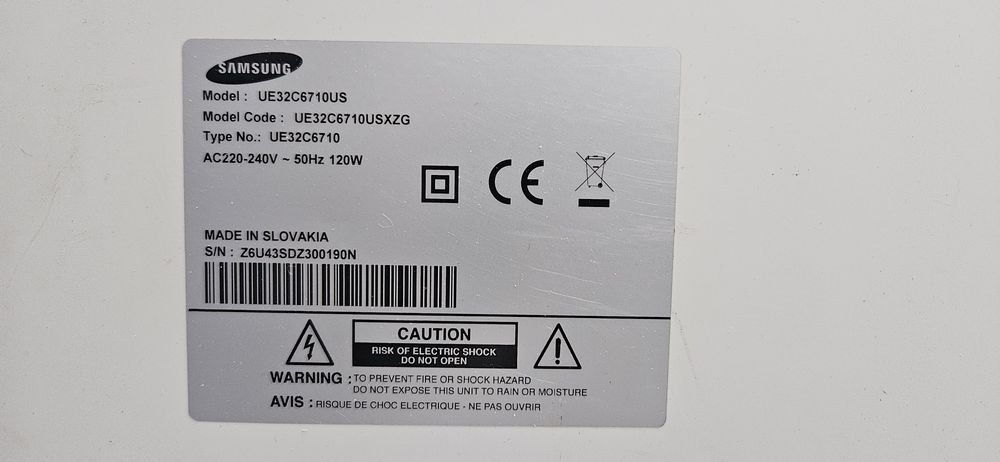 Piese TV Samsung Smart 32" (U32C6710US)