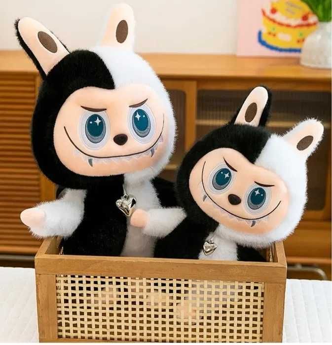 Голяма Плюшена играчка Лабубу Angel & Devil, Голямо Лабубу