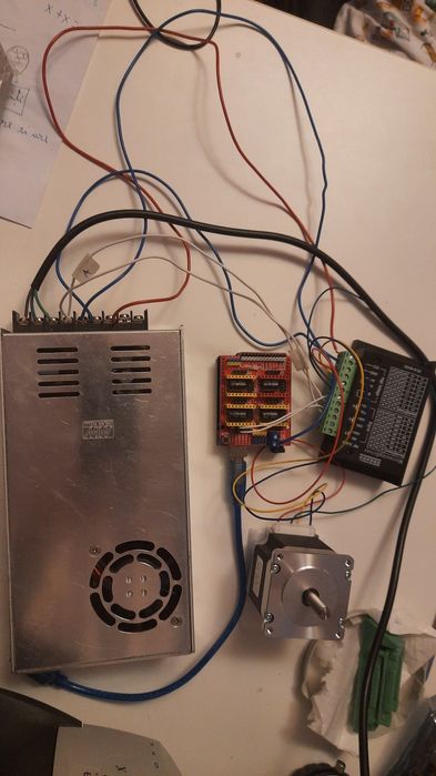 CNC Arduino Router kit cu 4 motor stepper, 4 driver TB6600