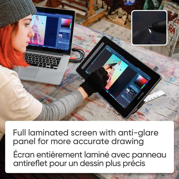 Графичен таблет с екран XP-Pen Artist 12 (2nd Gen) - Нов с X3 чип