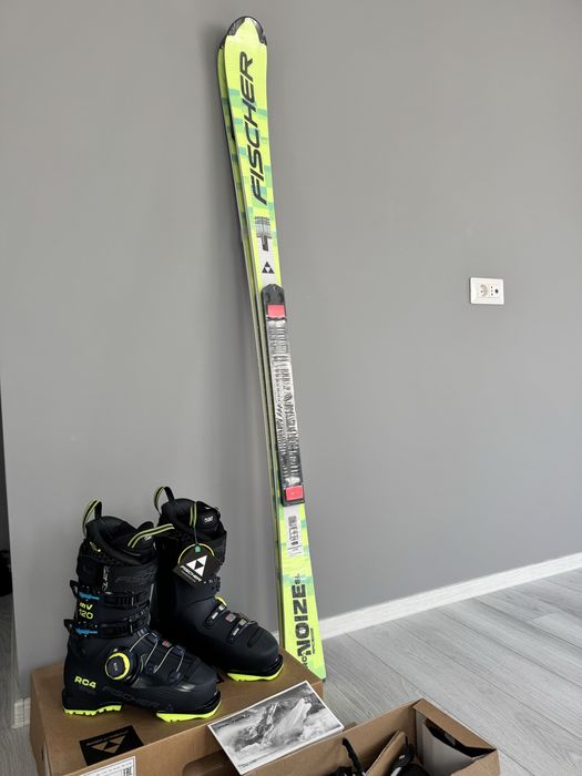 Set complet Schiuri Fischer RC4 WC SL  NOIZE CONTROL Marime 41  1/3  2026 /  Clapari Fischer RC4 120 MV BOA/Legaturi Fischer toate noi in cutii.
