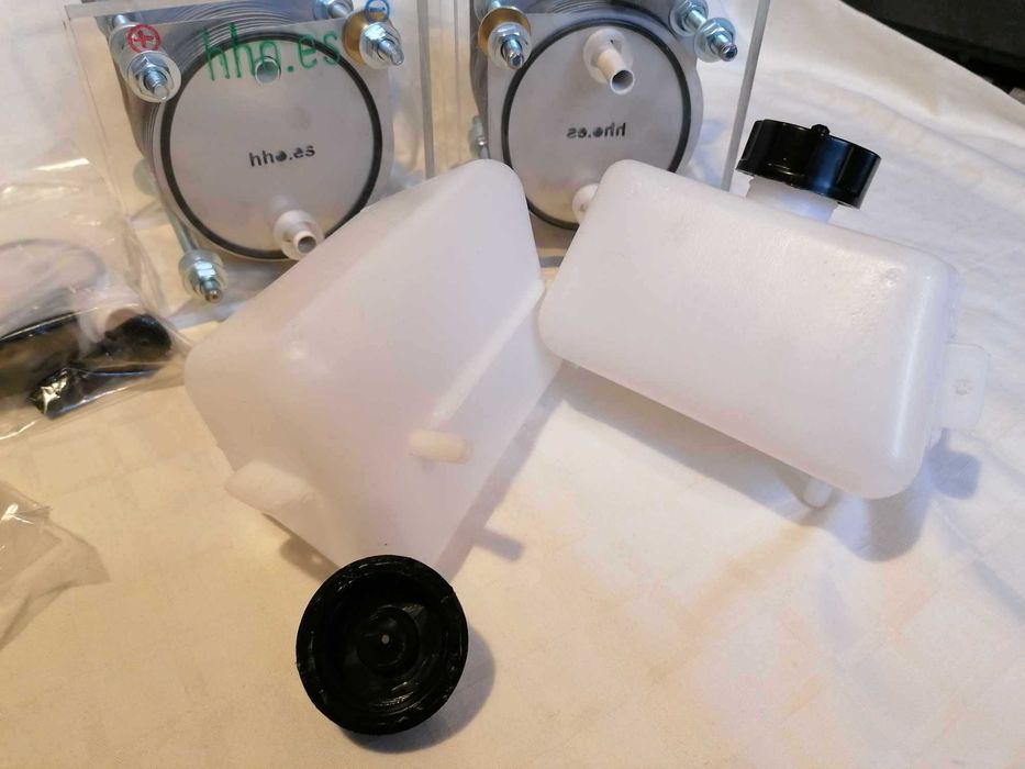 Vas expansiune HHO, recipient, rezervor oxihidrogen ap decarbonizare