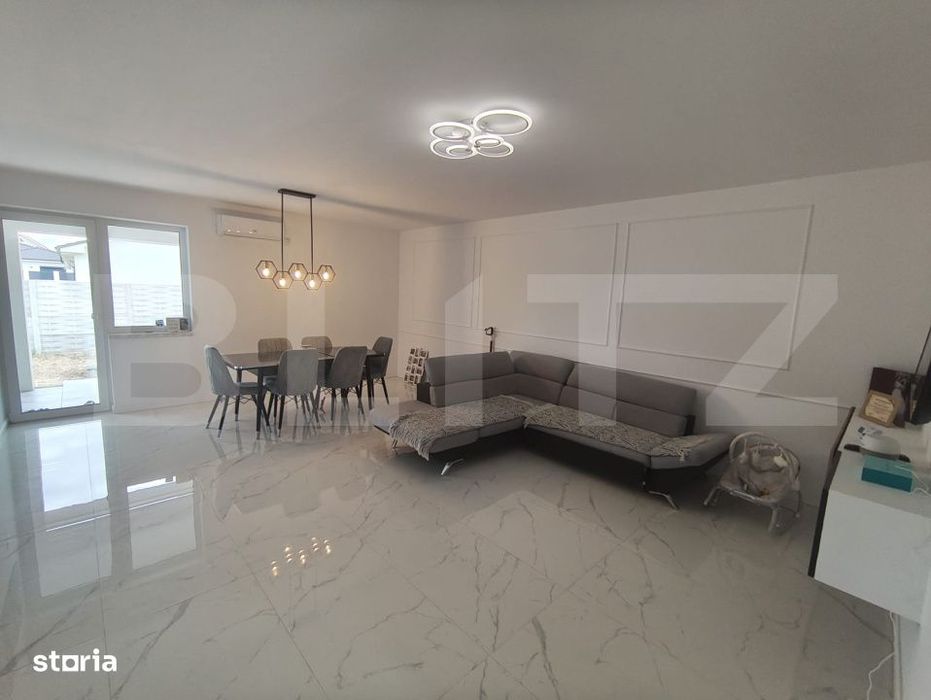 Duplex pe un singur nivel, Nojorid – complet mobilat si utilat
