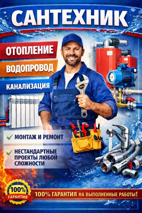 САНТЕХНИК все виды услуг.