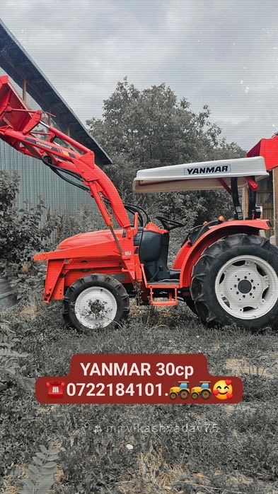 Încărcător frontal  + tractor Yanmar