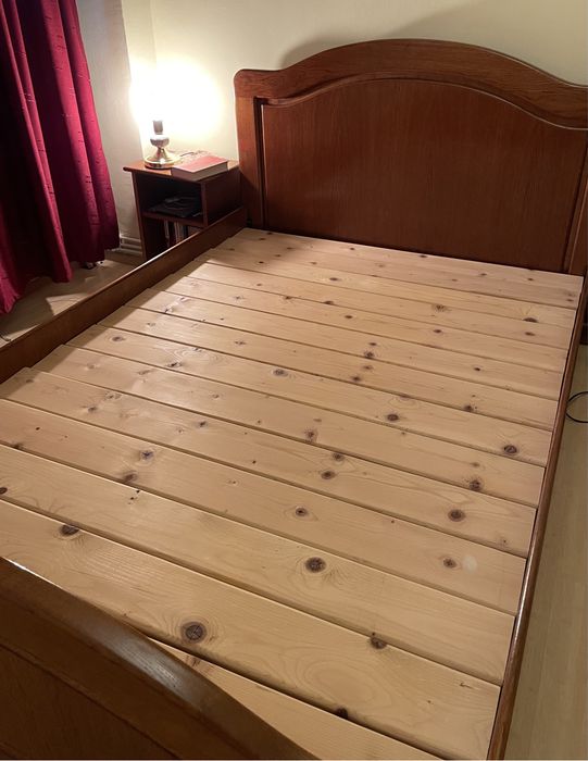 Pat dormitor din lemn de stejar