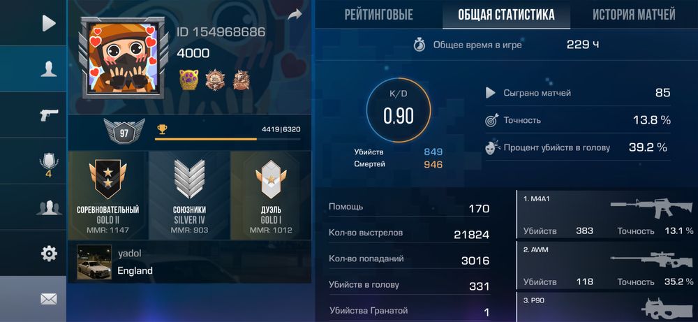 Продам standoff2 аккаунт