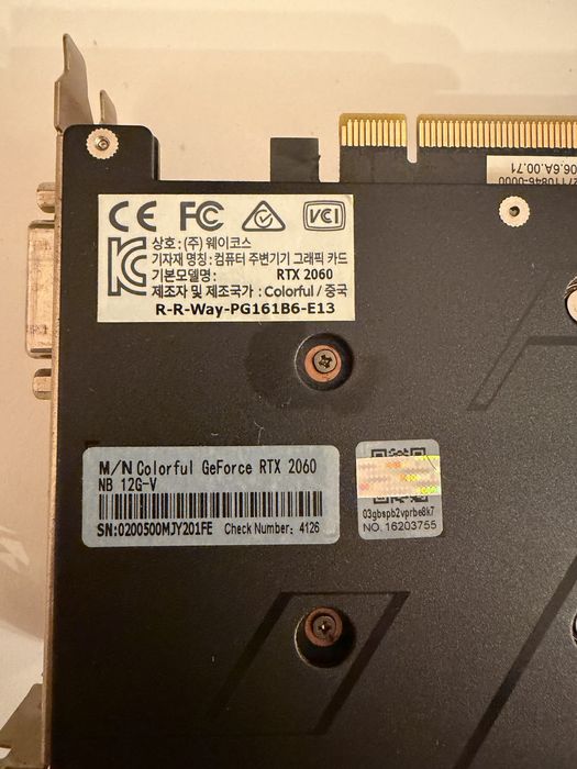 Placa Video RTX 2060 12Gb Colorfull