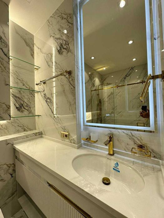 2-х комнатная в ЖК «Sayram  Avenue» в ремонте ID: 5348