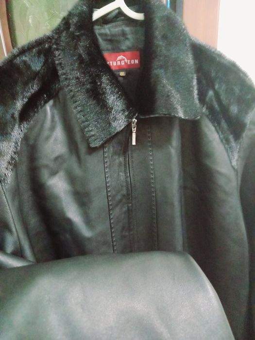 Мужская кожаная куртка