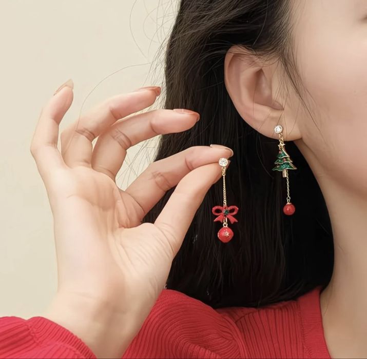 Новогодние серьги