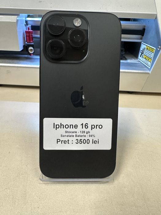 Iphone 16 pro / 128 gb / 94% baterie / garantie